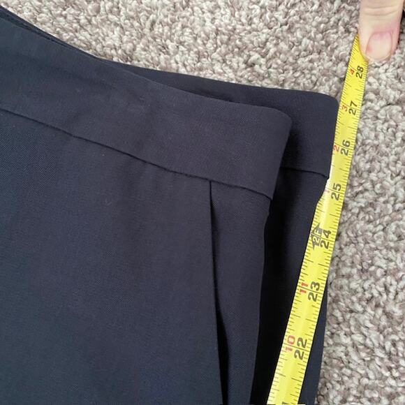 Classiques Entier Wide Legged Black Capri Pants Pockets Lightweight Women's 12 - Picture 10 of 13